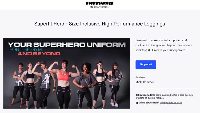 Superfit Hero - Size Inclusive High Performance Leggings by Micki Krimmel —  Kickstarter