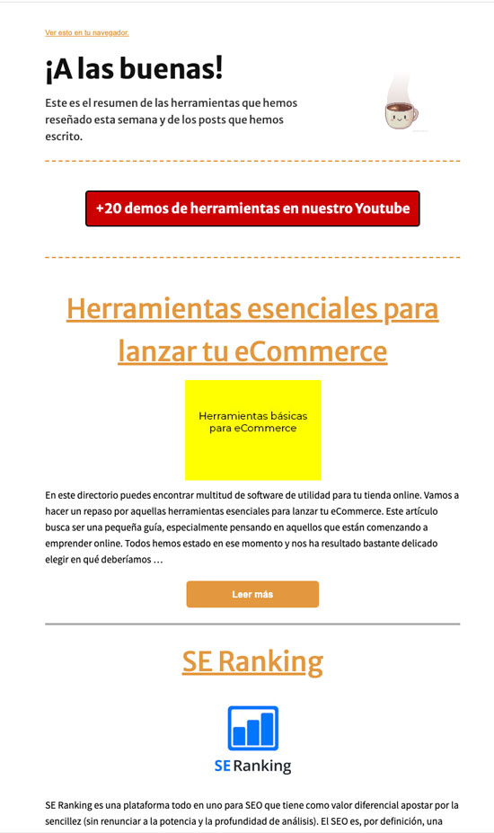 Top newsletters about eCommerce (2) - Oleoshop's Blog